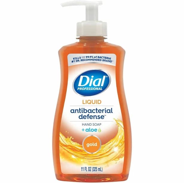 Antibacterial Defense Gold Hand Soap with Aloe