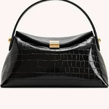 Talia Croc Top Handle Bag