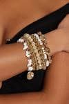 On The Boardwalk Bracelet Set - White/combo | Fashion Nova