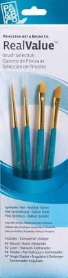 Princeton Real Value Golden Taklon Brush Set