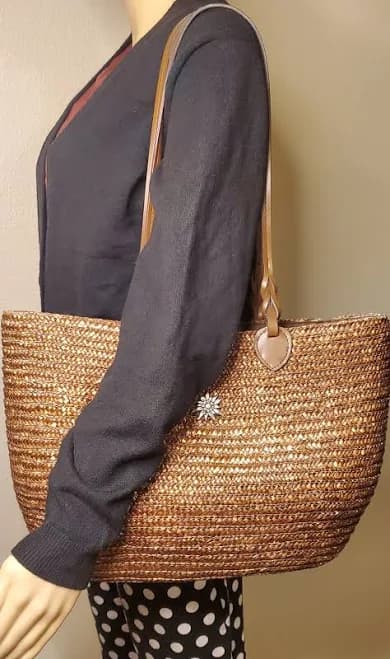 Unbranded Sturdy Large Summer Beach Tote Bag