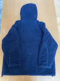 Milk Fed Navy Boa Jacket Reversible M size