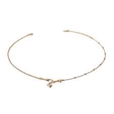 Simple Irregular Square Zircon Necklace – Smile just love
