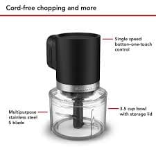KitchenAid Go® Cordless Top Down Chopper - battery included | KitchenAid US