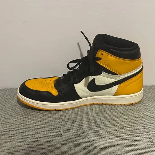 Nike Shoes | Nike Black And Yellow High-Top Sneakers | Color: Black/Yellow | Size: 12 | Tiagnin2's Closet