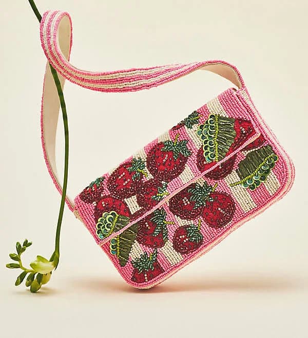 By Anthropologie The Fiona Beaded Bag Edition
