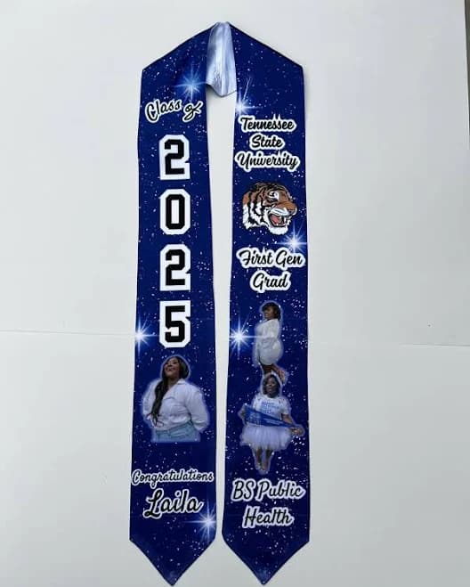 Custom Graduation Stole, Custom Personalized Stole, Custom Photo Stole, Graduation Stole Custom, Senior 2025, Class of 2025