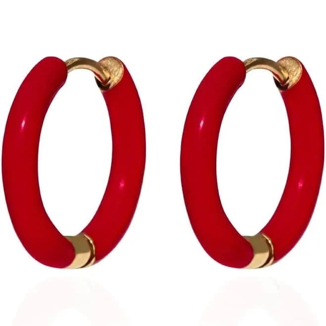 Enamel Hoops