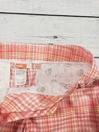 Puma Womens Orange, White and Yellow Plaid Golf Casual Sport Shorts Size 6 O8 | eBay
