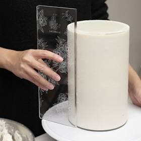 Lacupella 12" Acrylic Icing Scraper Smoother