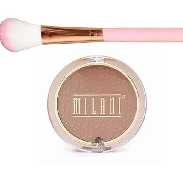 Milani Bronzing/ Blush + Powder Brush 1107 - New Beauty