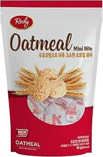 Richy Oatmeal Mini Bites Cakes Oatmeal Cheese Mini Bites Oatmeal Chocolate Mini Bites nutritious whole grain snack with high fiber for digestive Korean snack Vietnamese snack health low sugar low fat perfect for dieters convenient and portable snack for o