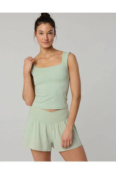 Aerie Real Me Square Neck Tank Top