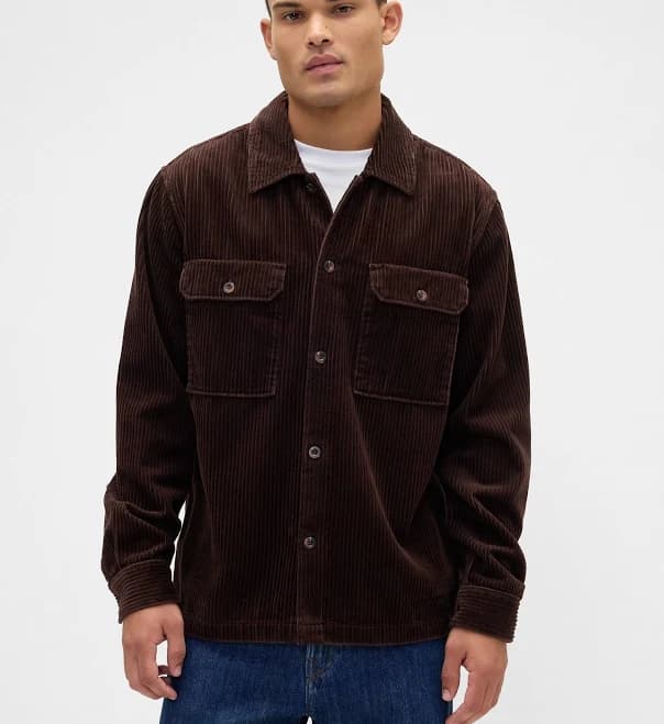 Gap Men's Relaxed Corduroy Overshirt