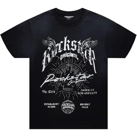 Tally Black Graphic T-Shirt M / Black