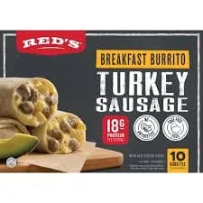Turkey Sausage, Egg & Three Cheese Breakfast Burrito, 50 oz