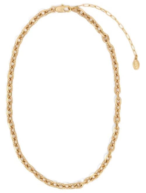 Clare V. Women's Vintage Gold Vermeil Charm Chain Necklace