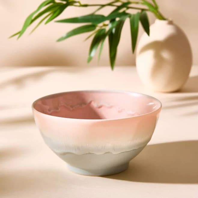 Mino Ware Pastel Gradient Matcha Bowl