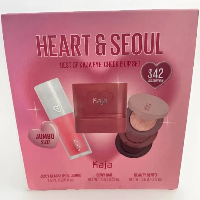 Heart & Seoul Best of Kaja Eye, Cheek & Lip Set