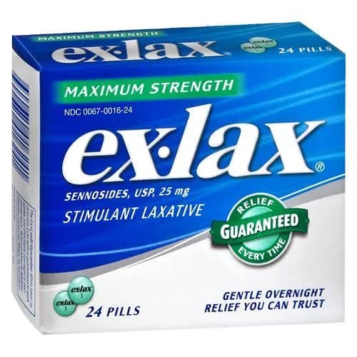 Ex Lax Maximum Strength Stimulant Laxative Pills