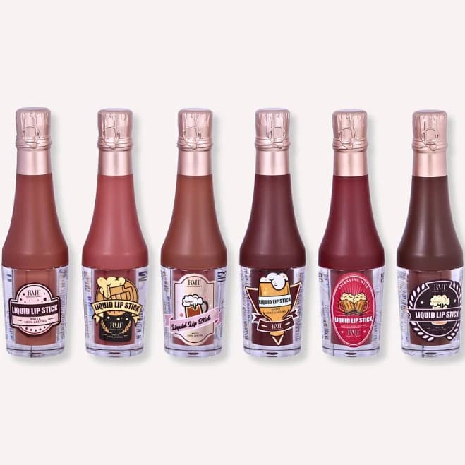 Pop a Bottle Nude Liquid Lipsticks - Set of 6