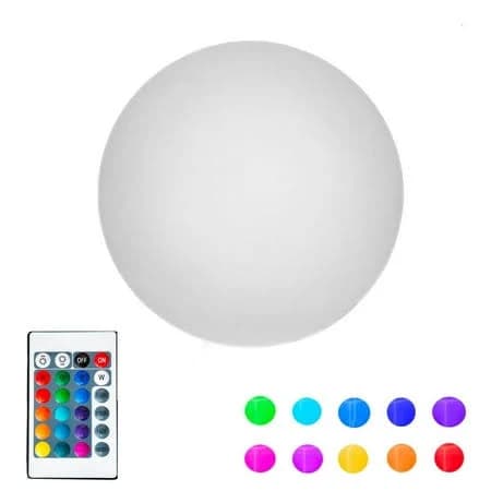 Novelty Lights 6" LED Plastic 3D Sphere Glow Light