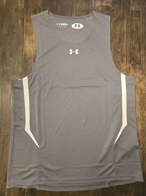 Under Armour Royal Sleeveless Crew Neck Tank Top Pick Sz Men's