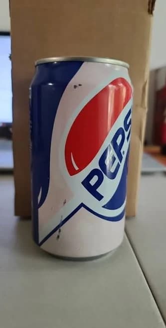 Empty 1990s Retro Vintage Aluminum Pepsi Cool Blue Can Summer (b21)s