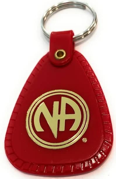 NA Clean Time Keytags Plastic Narcotics Anonymous Keychains