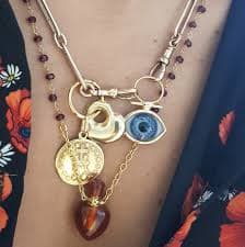 Evil Ankh Eye Gold Pendant – Orommajewelry