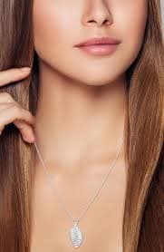 GLAZE JEWELRY Cubic Zirconia Pendant Necklace | Nordstromrack