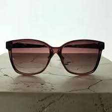 Oscar de la Renta | Accessories | Oscar Dela Renta Square Purple Frame Bronze Arm Gray Tint | Poshmark
