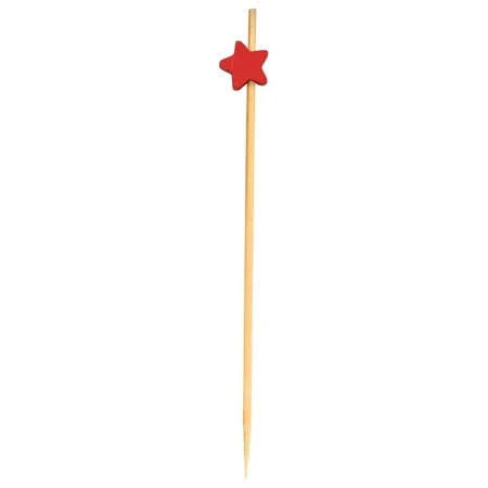 Bamboomn 5.9" Bamboo Red Star Cocktails