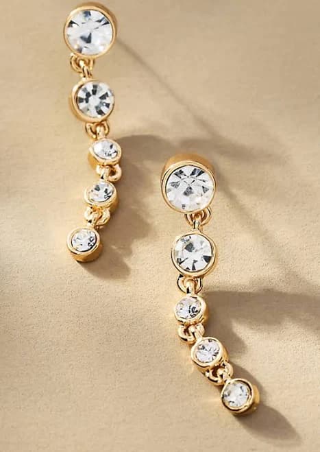 Anthropologie Graduated Drop Earrings
