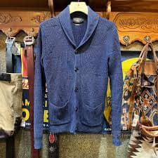 RRL Ralph Lauren RRL Double RL Ralph Lauren Knited Sweater blue melange | Grailed