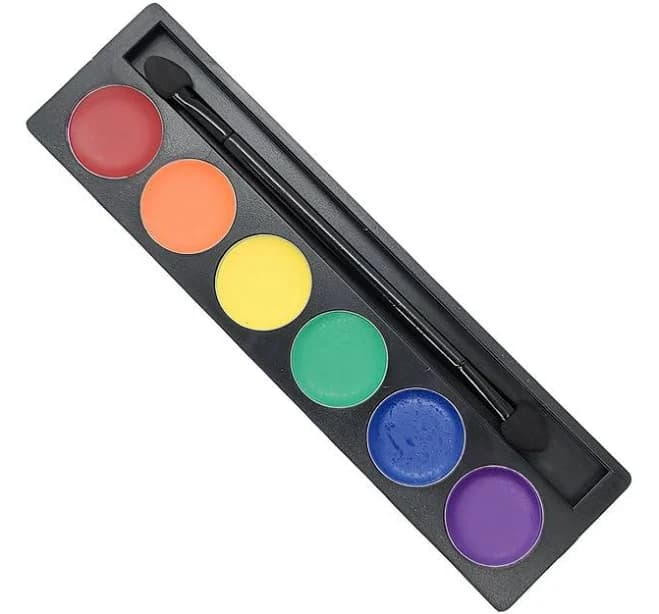 Rainbow Body Paint Palette