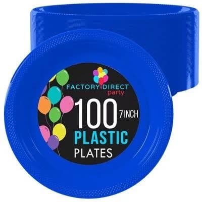 Exquisite Bulk 7 inches Disposable Plastic Plate