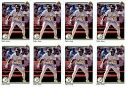 8) 1990 Upper Deck #228 Felix Jose Oakland Athletics Card Lot | eBay