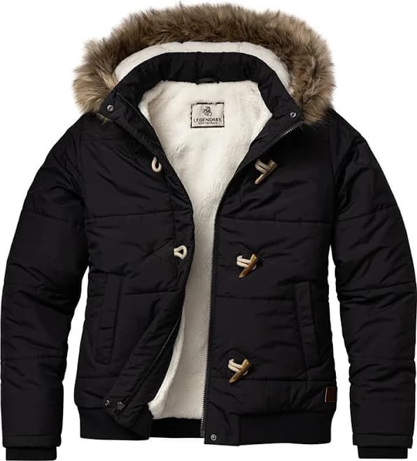 Legendary Whitetails Women's Quilted Faux Fur Puffer Jacket