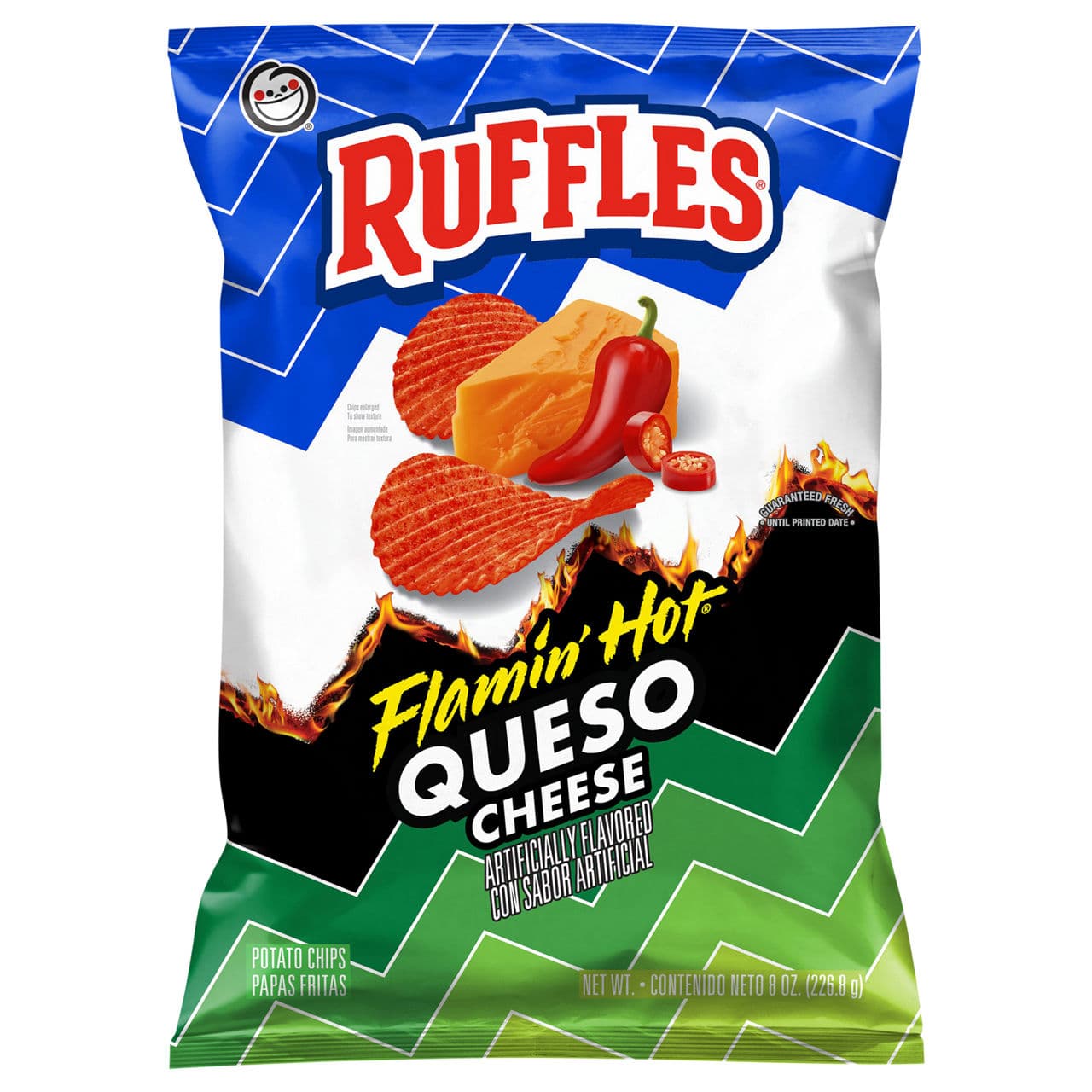 Blain's Farm & Fleet Ruffles Flamin' Hot Queso Potato Chips