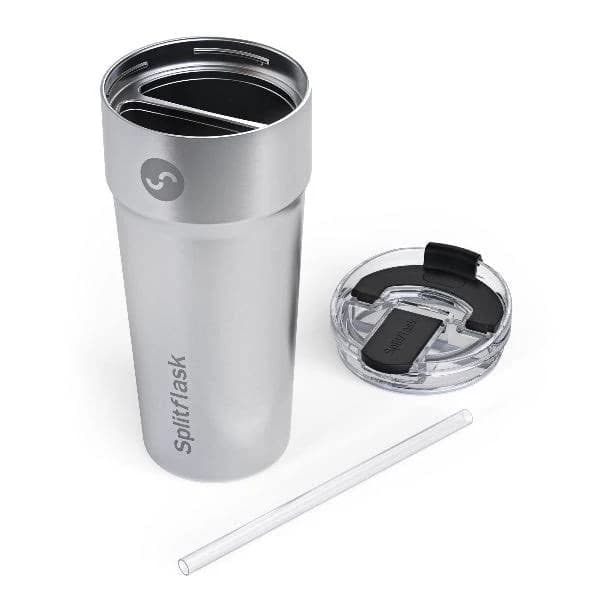 2-in-1 Stainless Steel Travel Mug