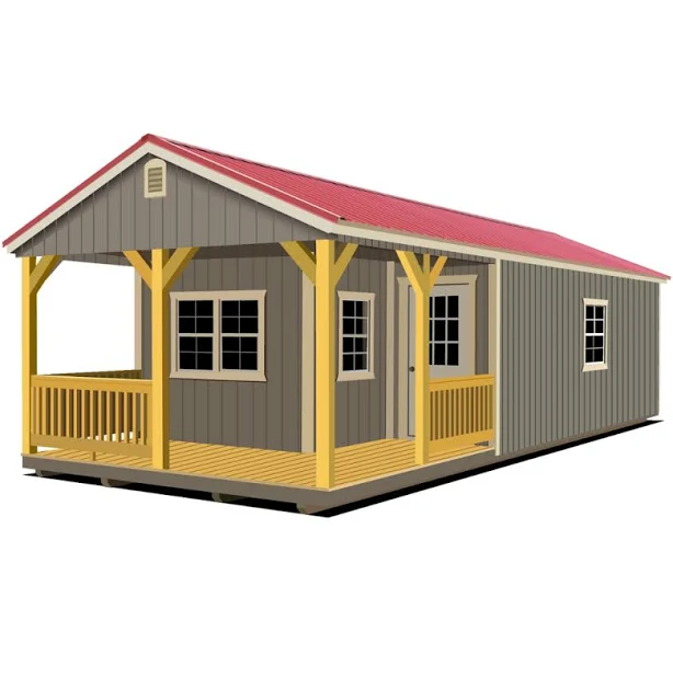 Deluxe Cabin 16' x 44' | Find Your Ideal Cabin @ United Portable Buildings