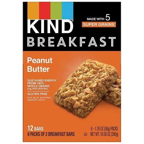 Kind Peanut Butter Breakfast Bars