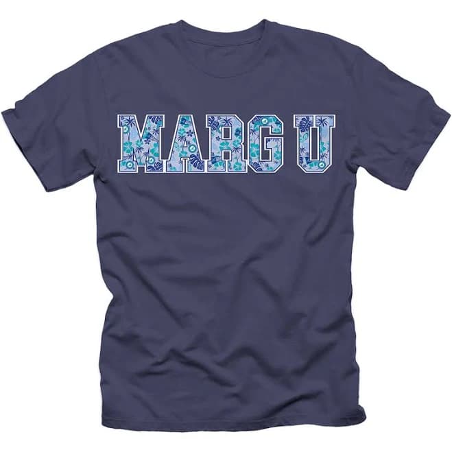 Margaritaville University Pattern T-Shirt