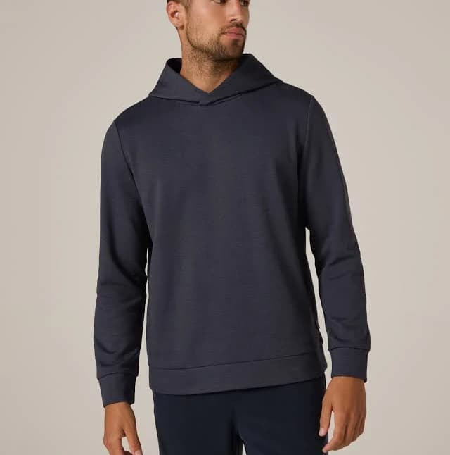 7DIAMONDS Men's Roarke Herringbone Hoodie