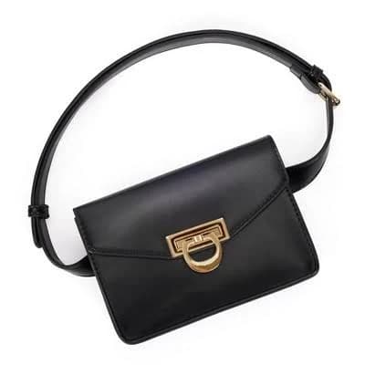 Narwey Women's Fanny Pack PU Leather Belt Bag