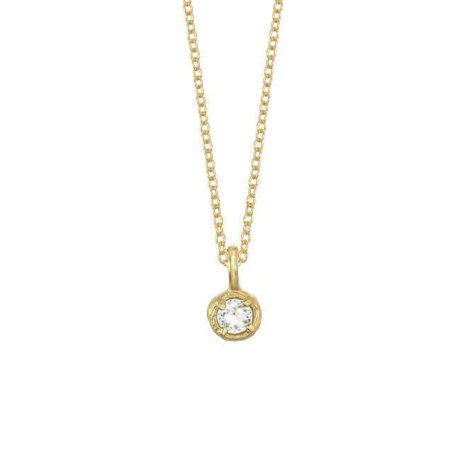 catherine weitzman Mini Solitaire Necklace