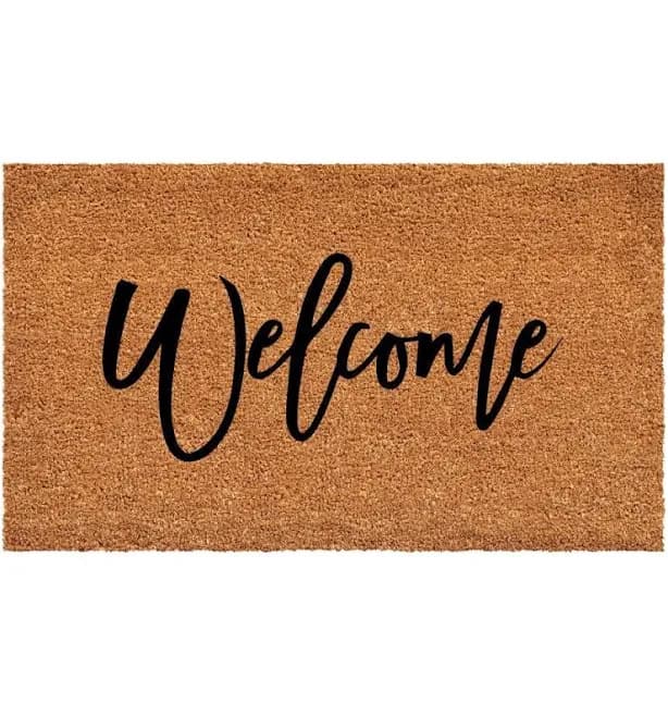 Calloway Mills Cursive Welcome Doormat