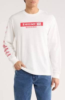 Vans Men's I Need My Long Sleeve T-Shirt