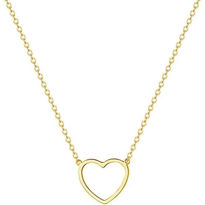 Hollow Heart Pendant Necklace